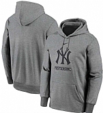 Men's New York Yankees Nike Gray 2020 Postseason Collection Pullover Hoodie